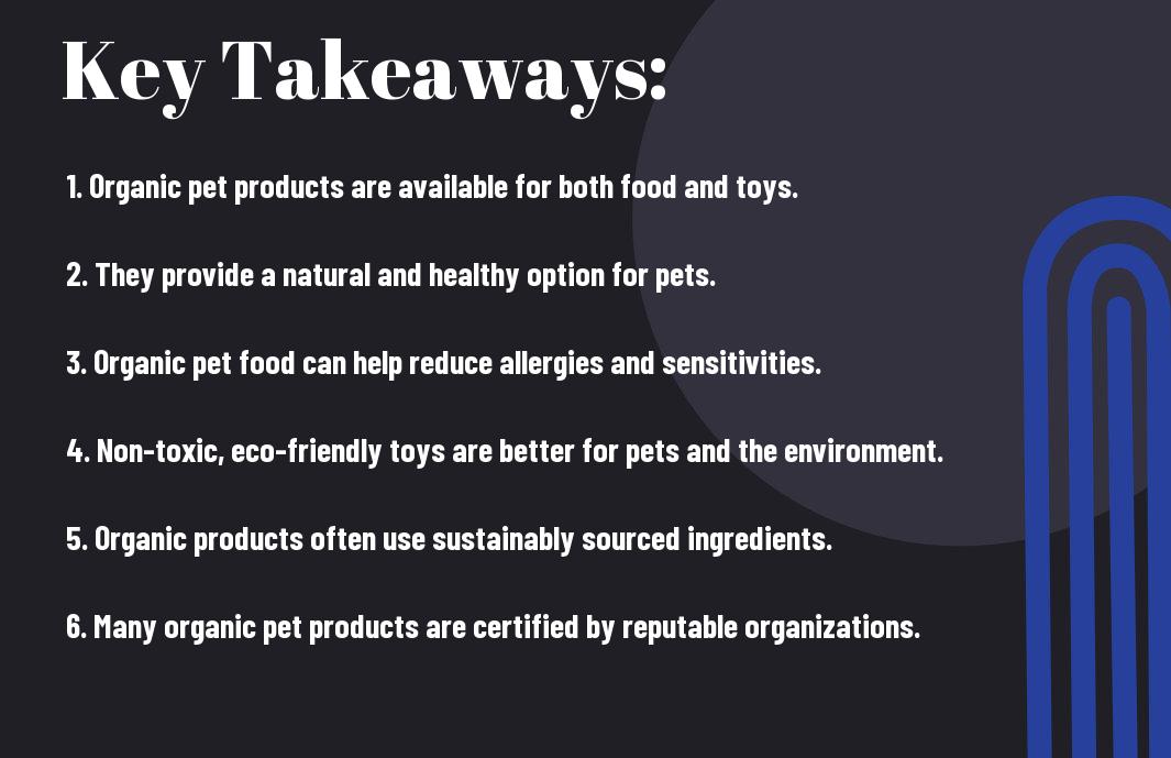 From Food To Toys - Exploring The Wide Range Of Organic Pet Products