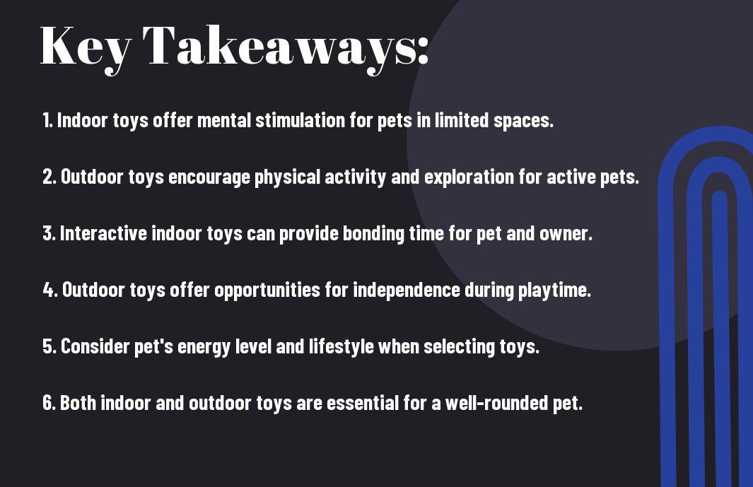 Indoor Vs Outdoor Pet Toys - Catering To Different Lifestyles