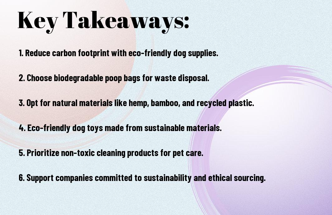 The Importance Of Eco-Friendly Dog Supplies For A Sustainable Lifestyle