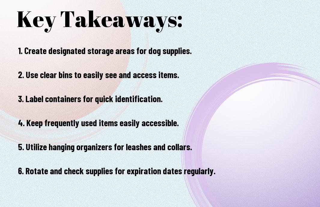 Expert Tips For Organizing And Storing Your Dog Supplies Like A Pro