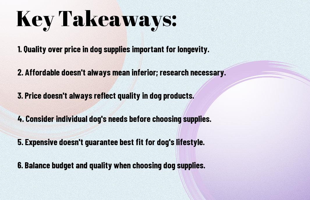 Uncovering The Truth Behind Expensive Vs. Affordable Dog Supplies