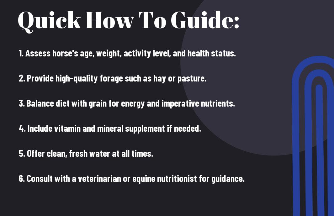 How to Achieve a Balanced Horse Diet - Expert Advice