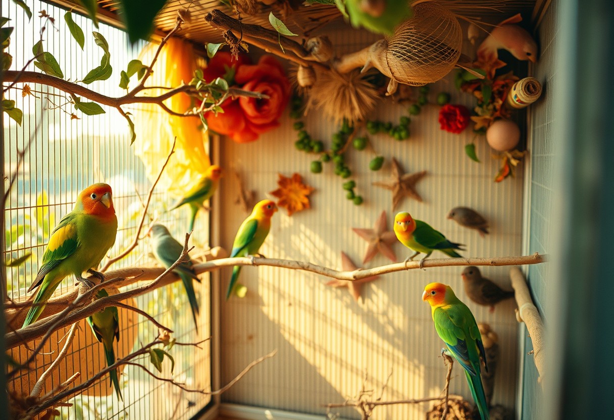 How to Encourage Natural Behaviors in Captive Birds