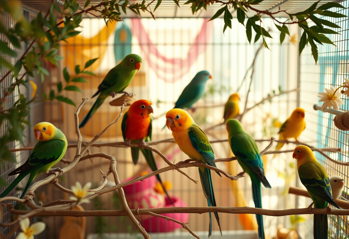 How to Encourage Natural Behaviors in Captive Birds