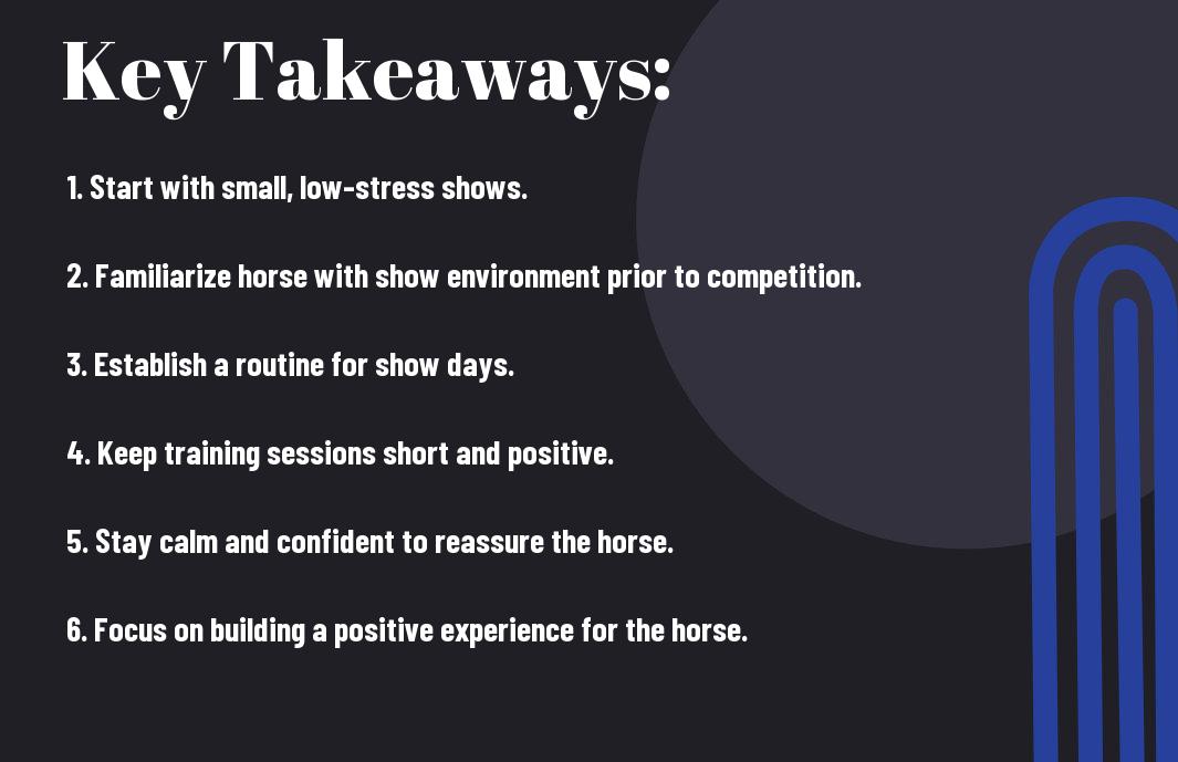 Tips for Taking Young Horses to Their First Show