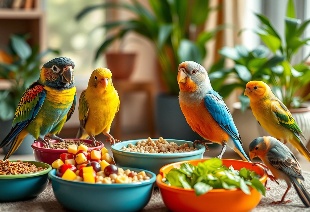 The Best Diets for Different Types of Pet Birds