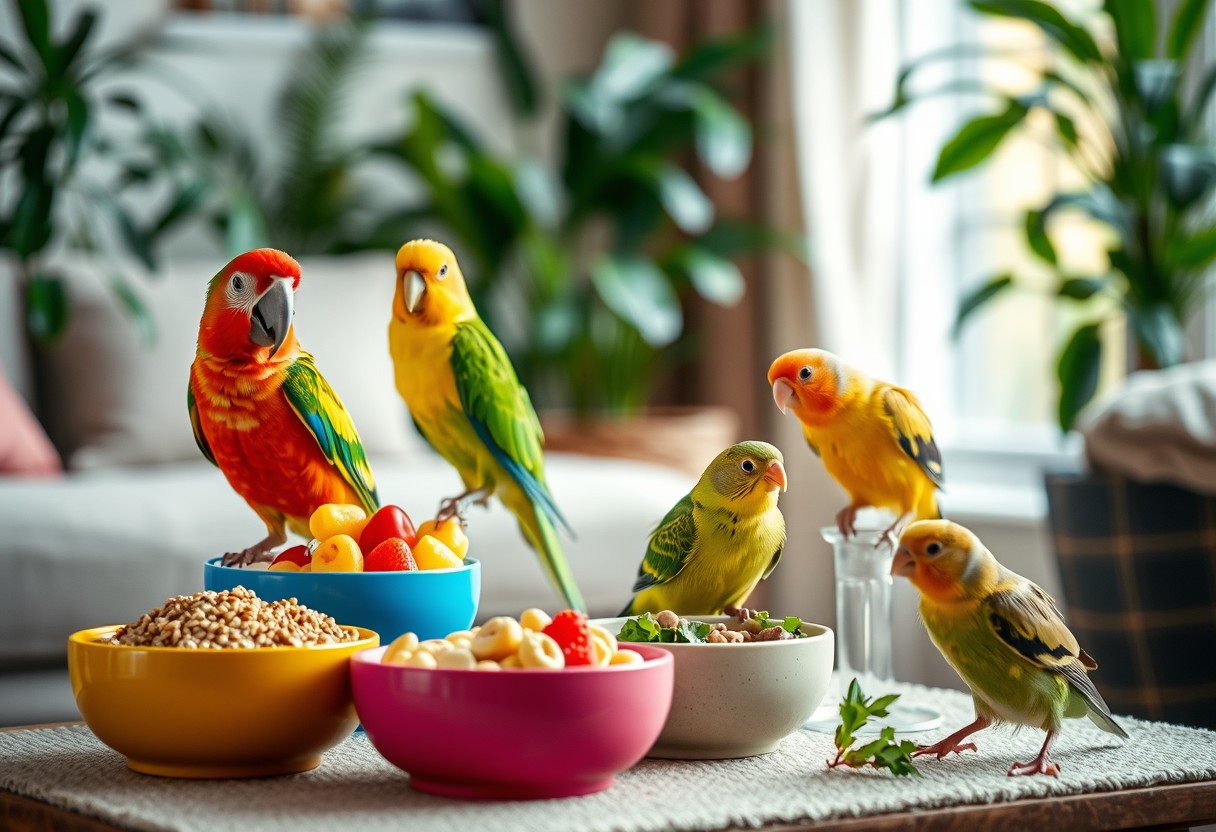 The Best Diets for Different Types of Pet Birds