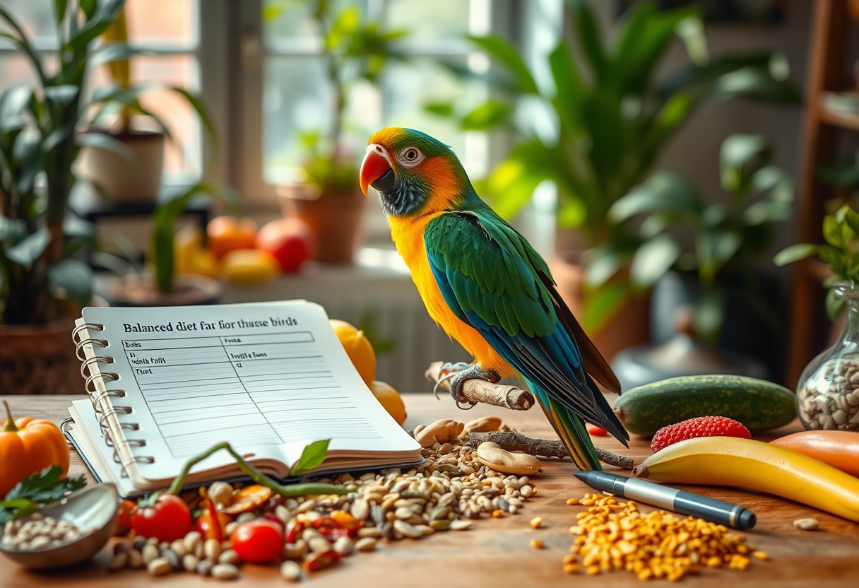 How to Create a Balanced Diet for Your Parrot