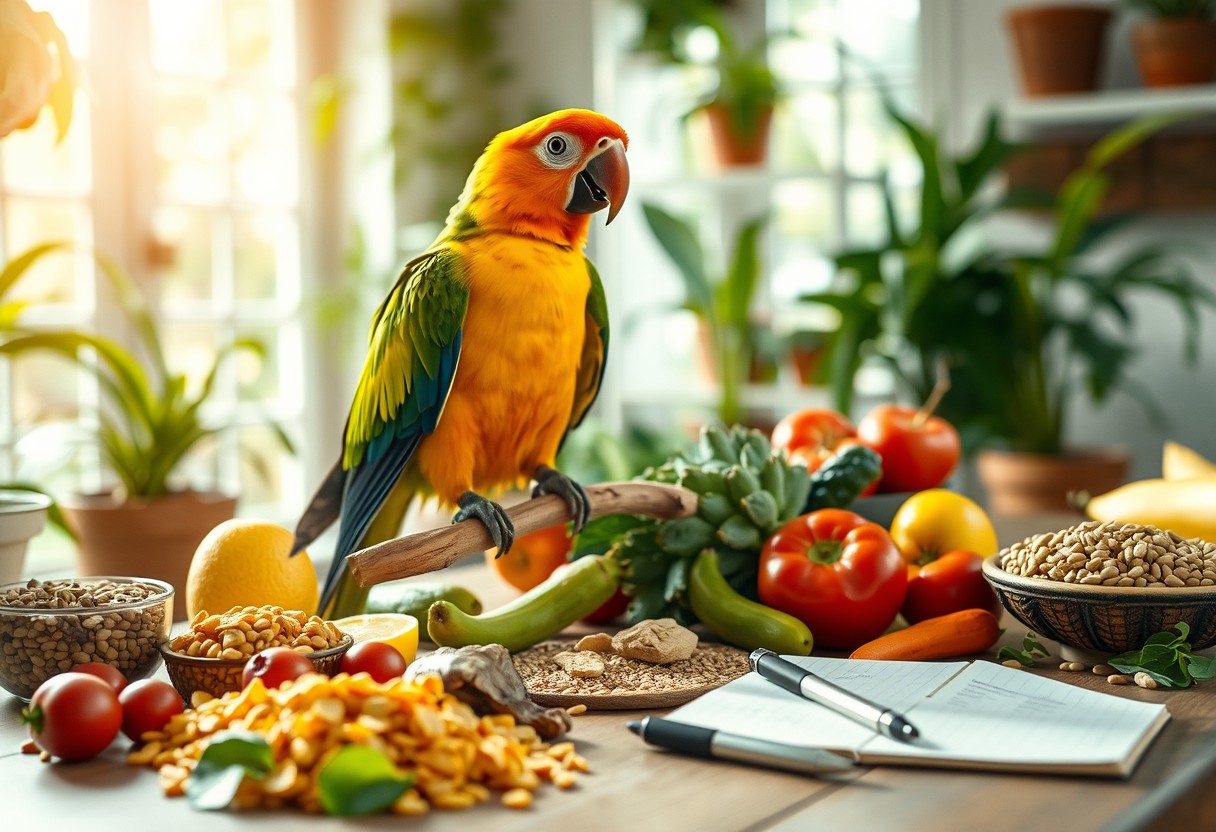 How to Create a Balanced Diet for Your Parrot