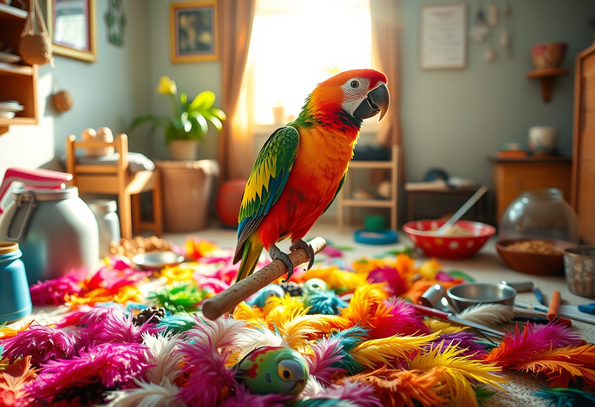 How to Help Your Bird Through Molting Season