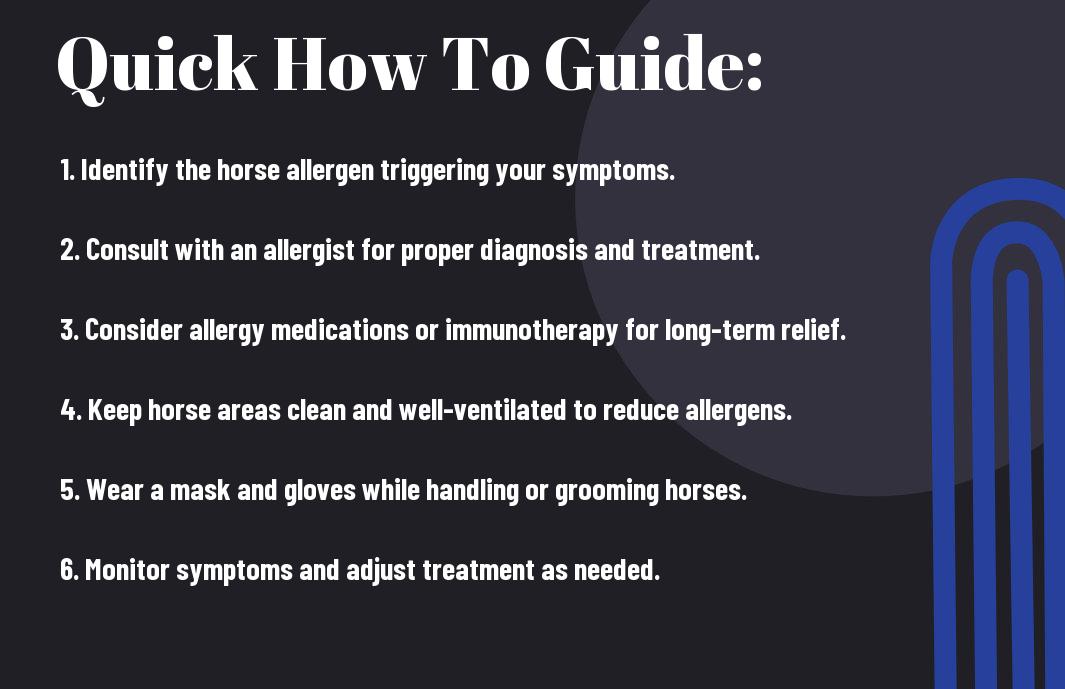 How to Manage Horse Allergies