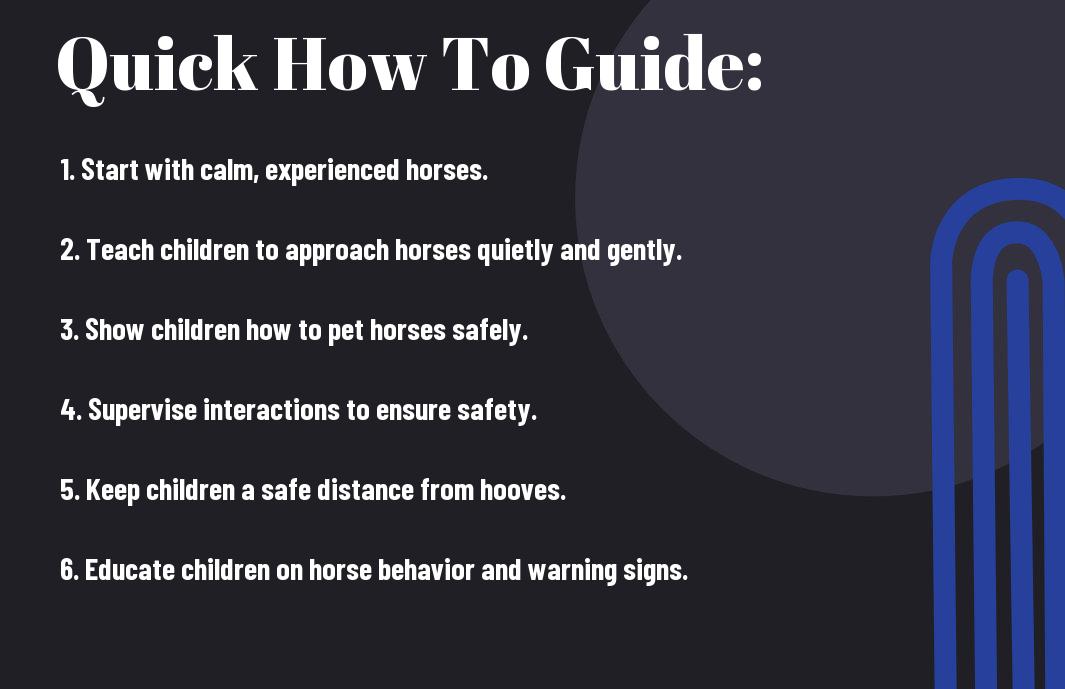 How to Safely Introduce Horses to Young Children