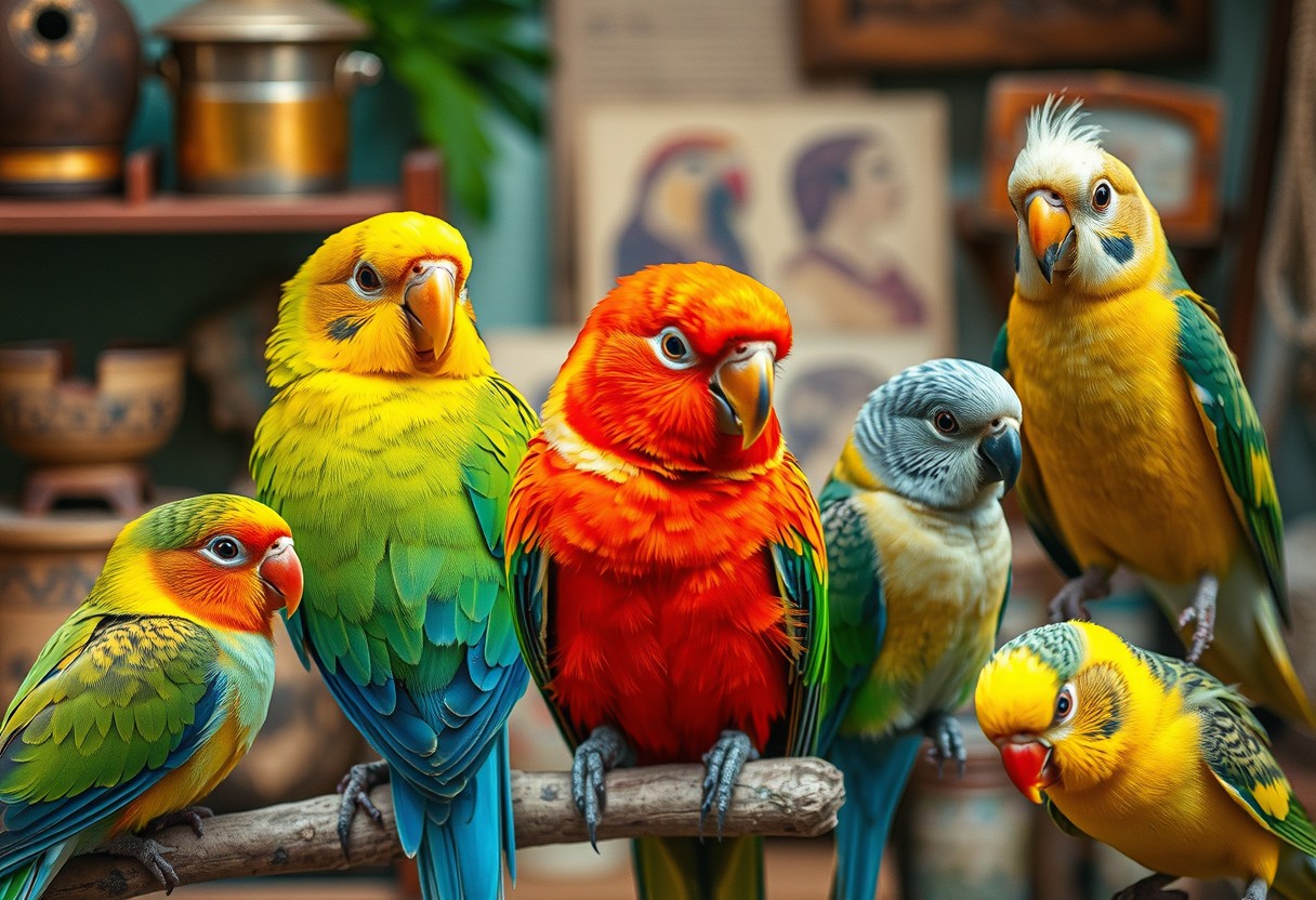 The History and Origins of Popular Pet Bird Species