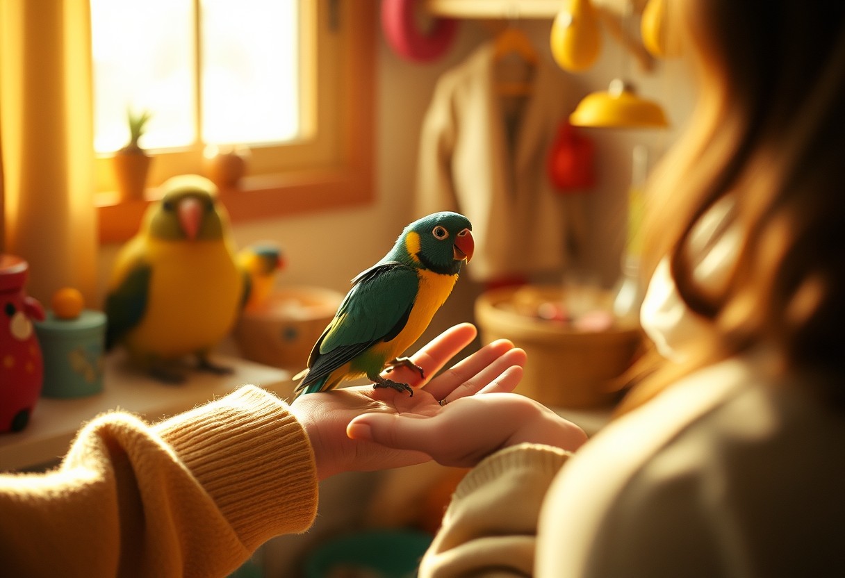 Building a Bond with Your Pet Bird - Trust and Affection