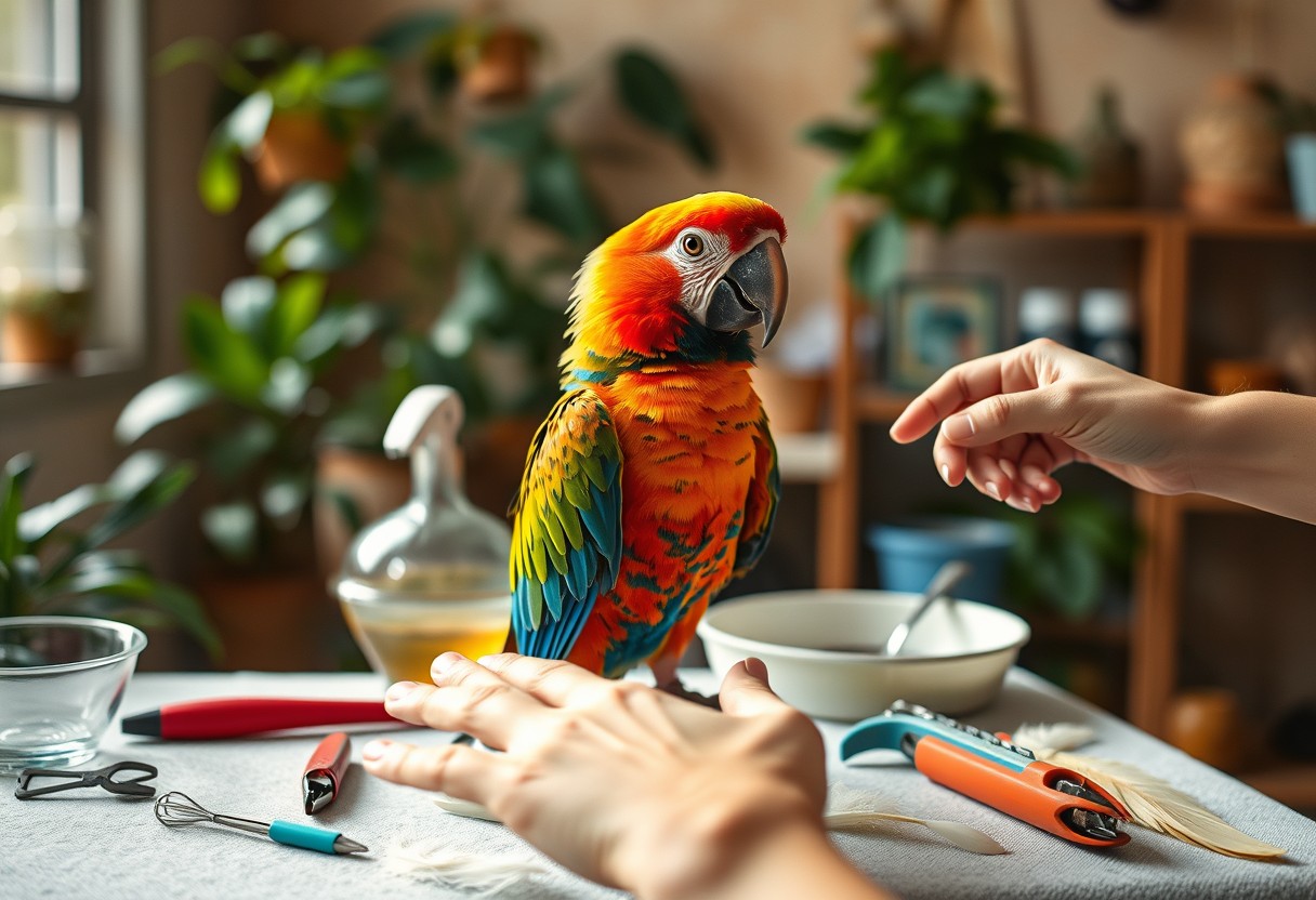 Essential Bird Care - Grooming, Bathing, and Nail Clipping