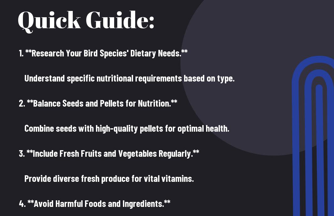 The Ultimate Guide to Bird Nutrition - What Should Your Feathered Friend Eat?