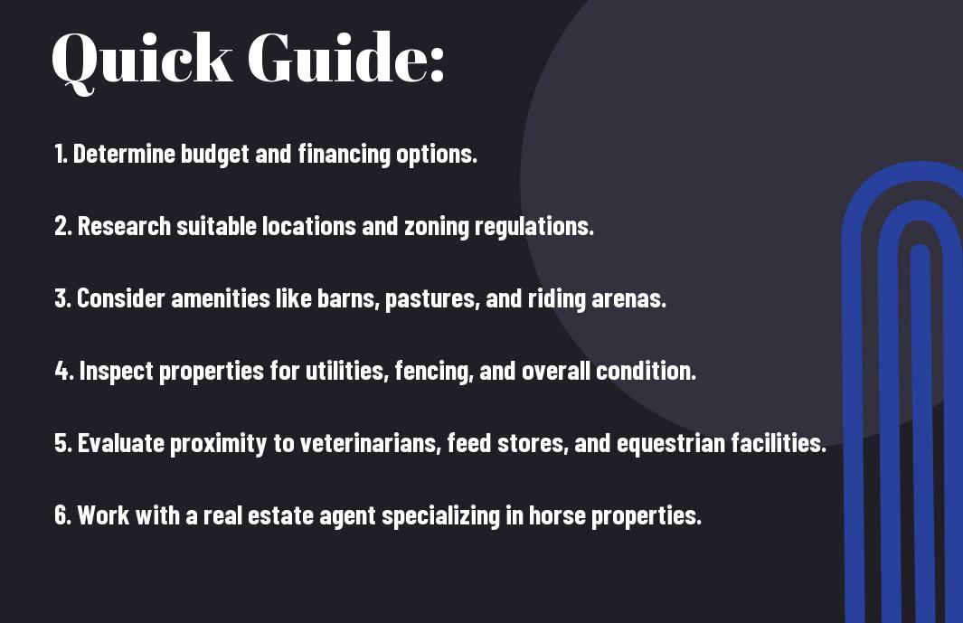 Guide to Buying Horse Property