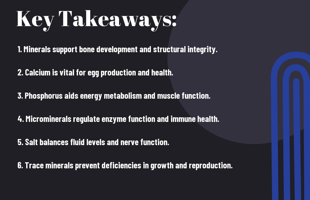 The Role of Minerals in Bird Nutrition