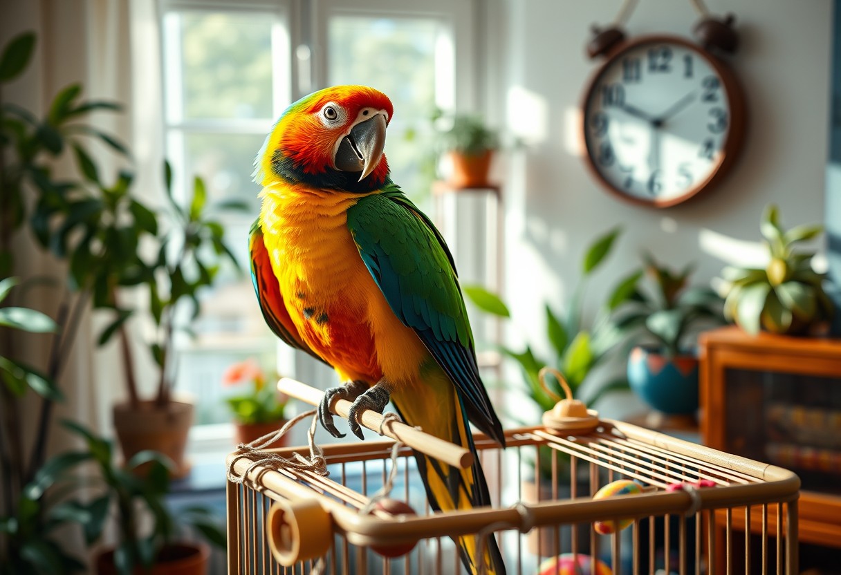 The Benefits of a Structured Routine for Birds