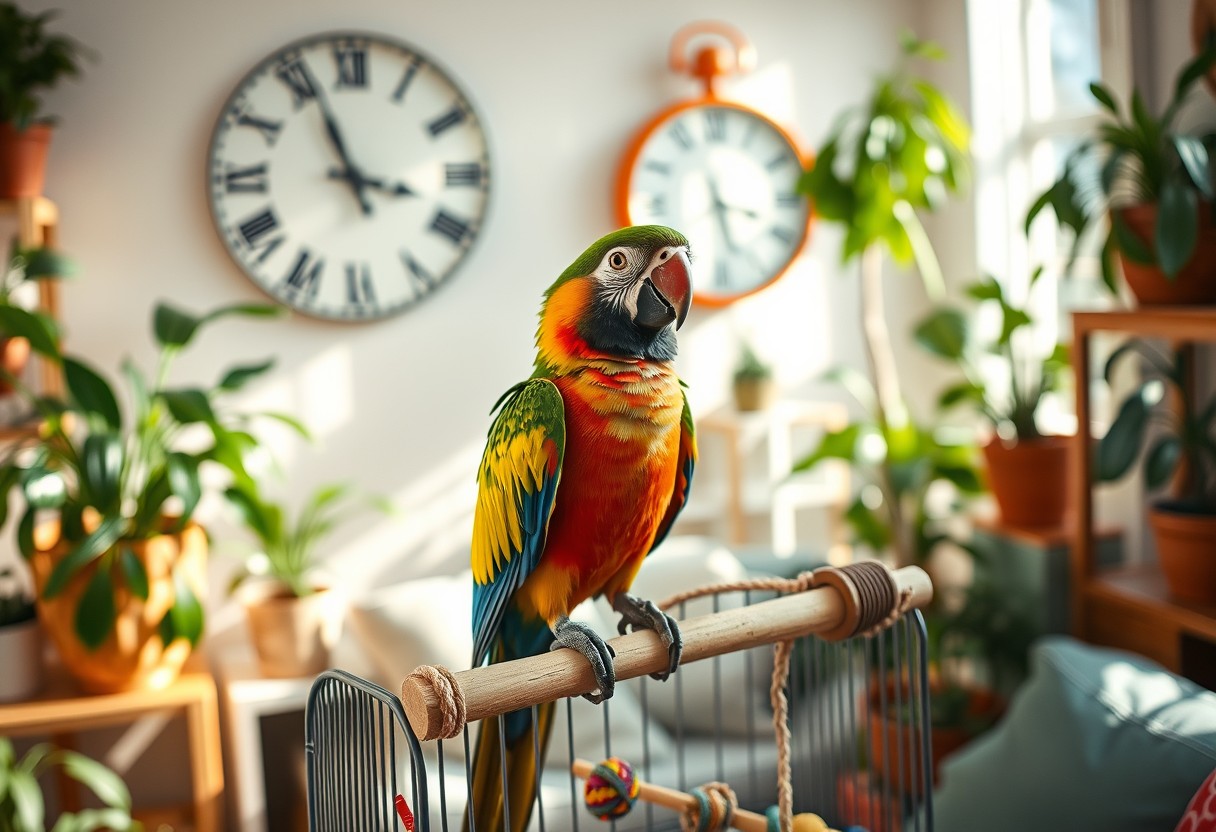 The Benefits of a Structured Routine for Birds