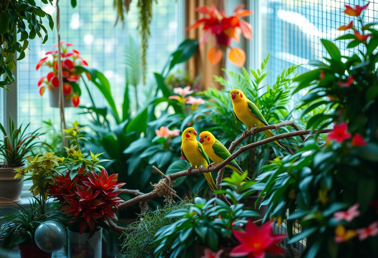 The Benefits of a Plant-Based Environment for Birds