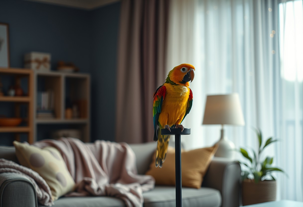 How to Manage a Bird That’s Afraid of Thunderstorms