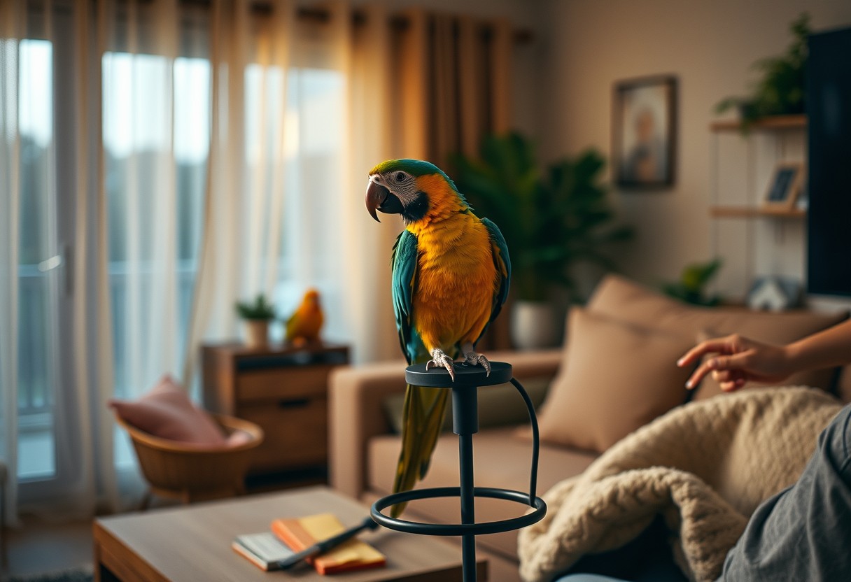 How to Manage a Bird That’s Afraid of Thunderstorms