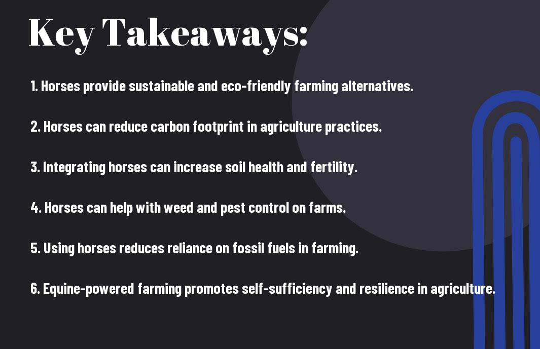 Integrating Horses into a Sustainable Farming System