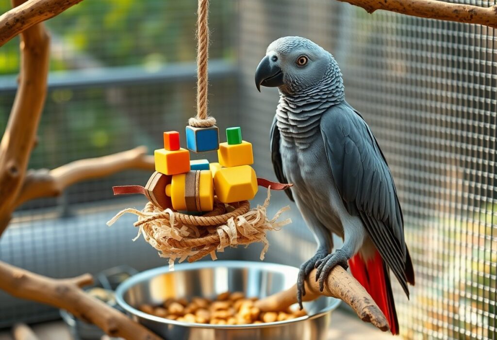 The Role of Foraging Toys in Parrot Behavioral Health