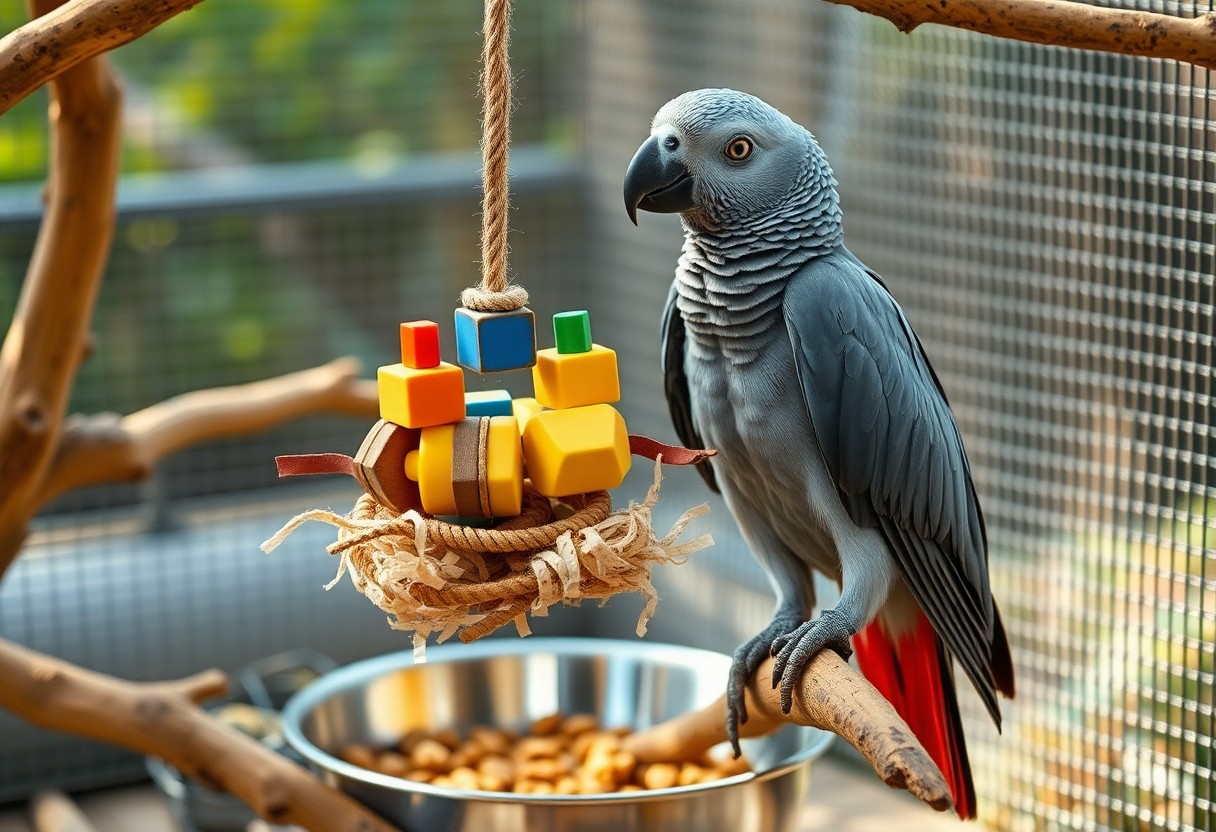 The Role of Foraging Toys in Parrot Behavioral Health